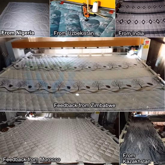 Colchão de Agulha de Cabeça Única Computadorizada Industrial Automática Acolchoado CNC e Bordado Consolador Máquina de Costura de Colcha Agulha Única Cobertura Preço