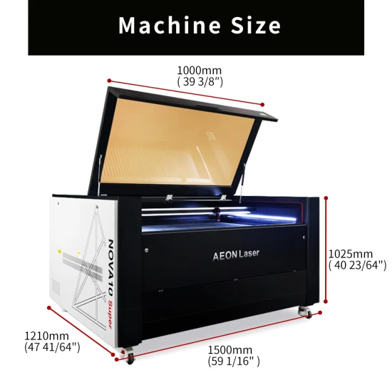 O mais rápido da categoria 7045 4570 Laser de CO2 60W/80W/RF30W com várias interfaces Software Lightburn