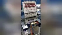 Bai nova cabeça única 12 agulhas fábrica computadorizada boné vestuário camiseta plana remendo toalha máquina de bordar com preço barato
